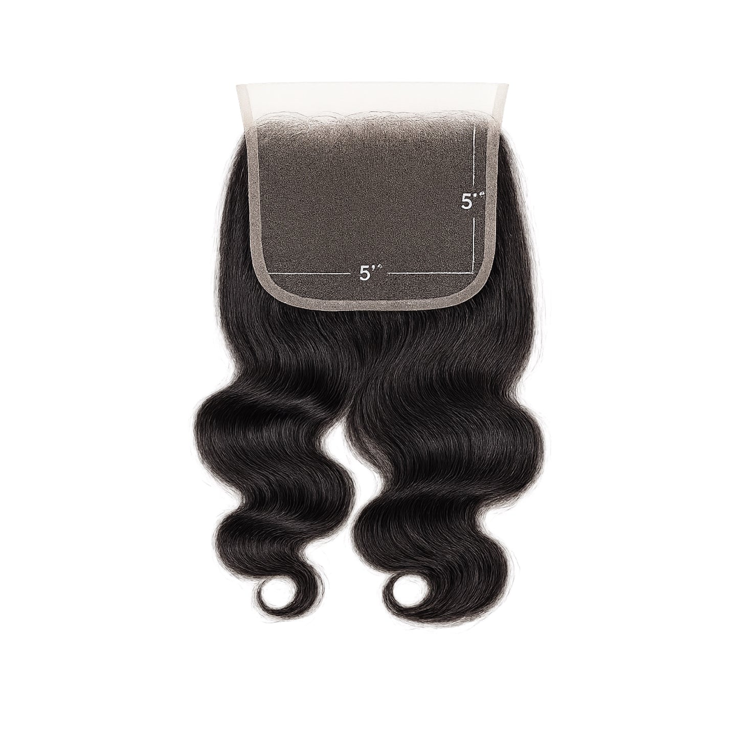 5X5 TRANSPARENT NATURAL CLOSURES